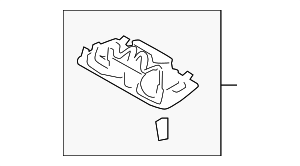 63319321572 - Body: Dome Lamp for BMW: 528i, 528i xDrive, 535d, 535d xDrive, 535i, 535i xDrive, 550i, 550i xDrive, 740Li, 750i, 750Li, ActiveHybrid 5, M5 Image