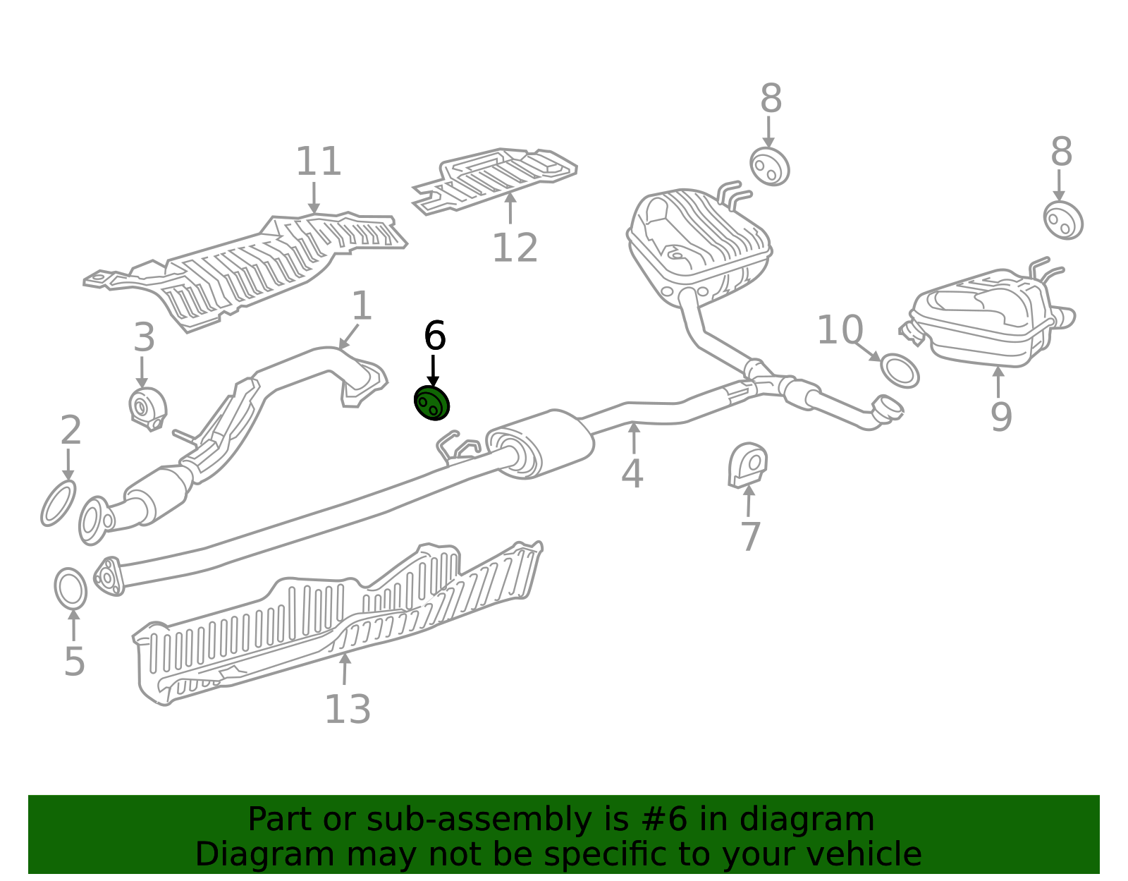 2023-2026 Honda CR-V Muffler & Pipe Insulator 18215-TES-H01 | OEM Parts ...