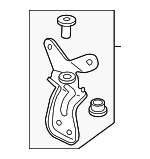 4KE820905L - HVAC: Upper Bracket for Audi Image