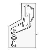 4KE820905N - HVAC: Lower Bracket for Audi Image