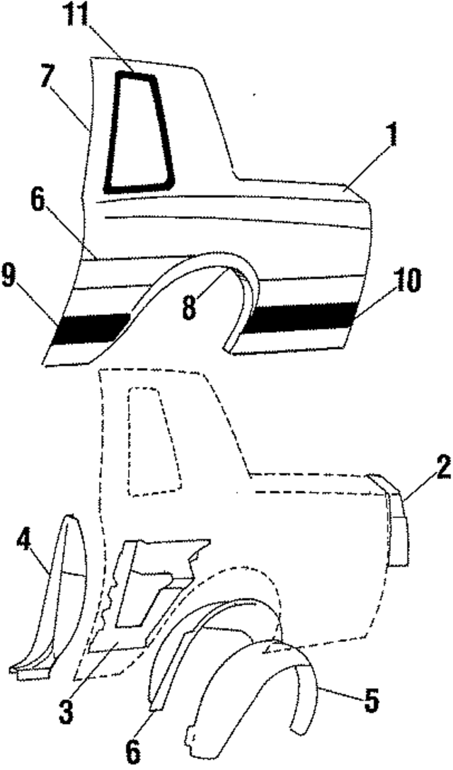 20337958 - Body: Lock Pillar for GM Image