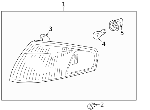 Park & Signal Lamps for 1999 Mazda 626 #0