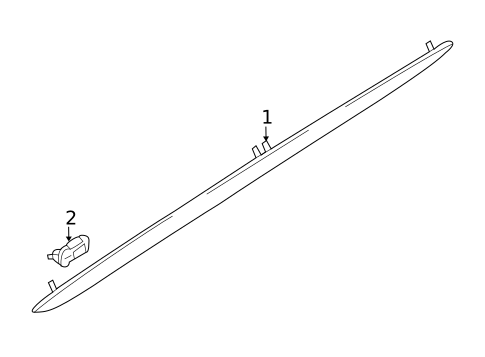 Exterior Trim - Pillars for 2017 Audi A4 Quattro #0