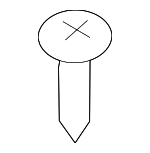 7147146367 - Body: Bumper Cover Screw for Mini Image