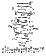 68402960AC - : Bumper Crossmember for Mopar Image