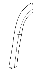 6UH56TZZAD - Body: Flare Extension for Jeep: Grand Wagoneer, Grand Wagoneer L, Wagoneer, Wagoneer L Image