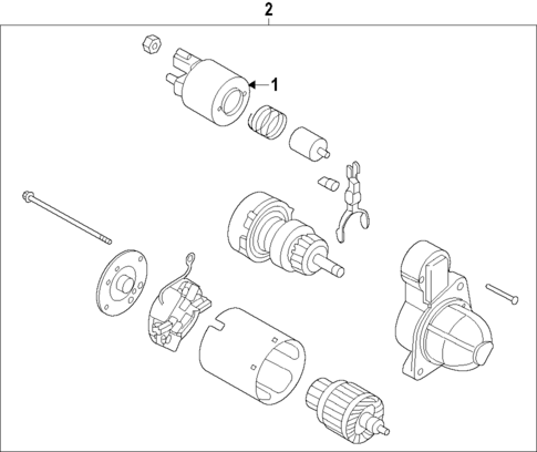 Starter for 2024 Hyundai Santa Fe #0