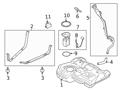 Fuel Pumps & Related Components for 2018 Lincoln MKC #0