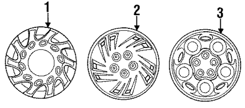 Wheel Covers & Trim for 1999 Dodge Neon #0
