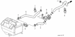 79722SR3000 - Electrical/Exhaust/Heater/Fuel: HOSE B, WATER INLET for Honda Image