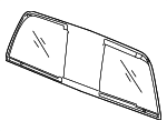 55277407AA - Body: Back Glass for Mopar Image