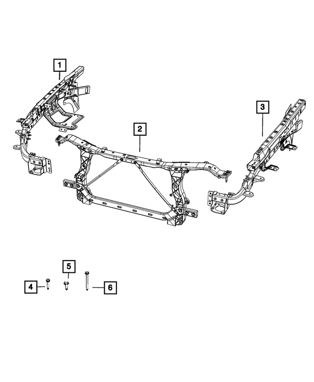 6101983 - Cooling: Hex Head Screw And Washer for Mopar Image