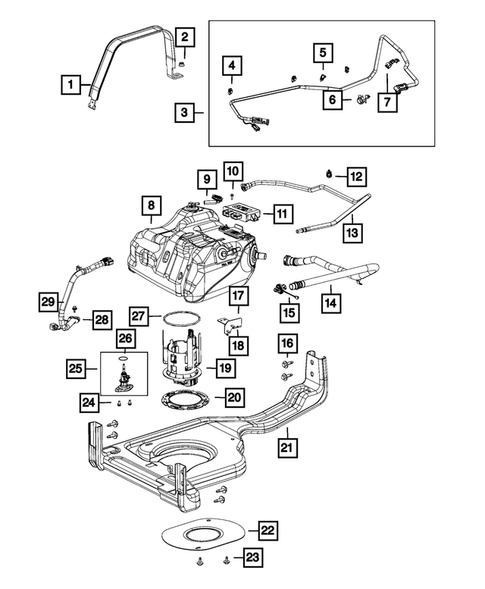Diesel Exhaust Fluid System for 2014 Ram 3500 #0