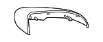 C2Z4413 - Body: Mirror Cover for Jaguar: I-Pace, XE, XF, XFR, XFR-S, XJ, XJR, XJR575, XK, XKR, XKR-S Image