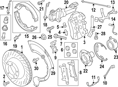 Rear Brakes for 2022 Porsche 718 Spyder #1