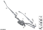 61617453953 - : Wiper System, Complete for BMW Image