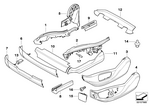 52107170726 - : Finisher, Upper Rail, Exterior, Right for BMW Image