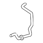 3D0121101G - Belts &amp; Cooling: Radiator Coolant Hose for Volkswagen Image