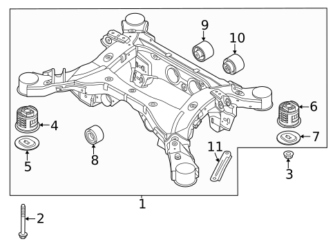 Suspension Mounting for 2025 Genesis GV70 #0