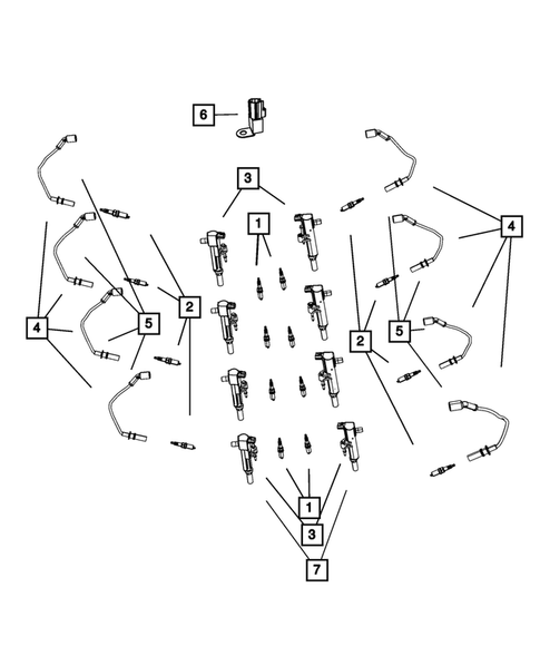 Ignition - Spark Plugs, Cables, Coils, and Glow Plugs for 2009 Dodge Ram 1500 #0