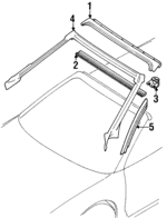 MR153570 - : Roof Rail for Mitsubishi Image