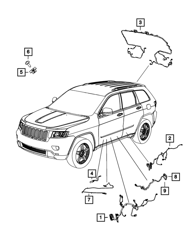 6508845AA - Electrical: Snap In Nut for Mopar Image