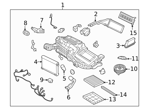 Condenser, Compressor & Lines for 2020 Jaguar F-Pace #2