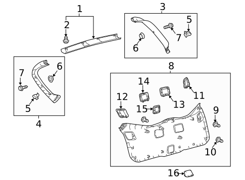 Interior Trim for 2019 Toyota C-HR #0