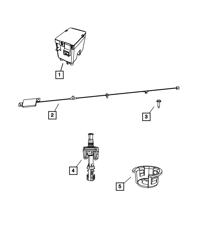 68025094AF - Electrical: Control Module Receiver for Mopar Image image
