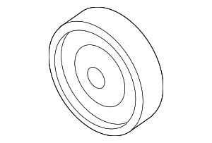 9A726093806 - Cooling System: Accessory Drive Belt Idler Pulley for Porsche Image