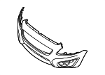 39803597 - Body: Bumper Cover for Volvo: C30 Image