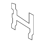 31391625 - Body: License Bracket for Volvo: C30, C70, S60, S60 Cross Country, S80, S90, V50, V60, V60 Cross Country, V70, V90, V90 Cross Country, XC60, XC70 Image