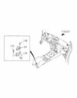 8971643240 - Chassis: SENSOR, DECELERATION for Acura Image