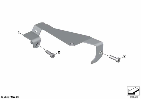 Plug-in Connection, Clamp for 2008 BMW-Motorrad HP2 Megamoto #5