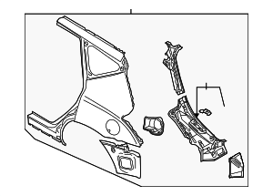 G8101CA030 - : Quarter Panel for Nissan Image