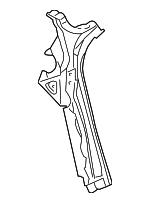 77650CA000 - Body: Rear Pillar for Nissan Image