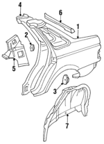 F24Y5427840A - Body: Outer Panel for Mercury: Sable Image