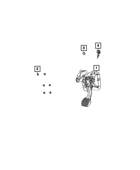 Brake Pedals for 2019 Fiat 500L #0