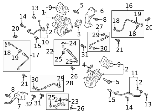 Turbocharger, Supercharger & Ram Air for 2018 Ford F-150 #0