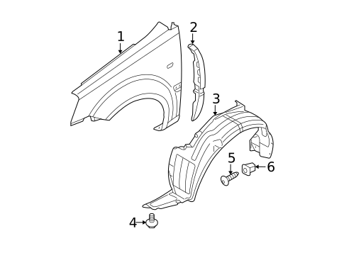 Fender & Components for 2011 Hyundai Accent #0