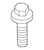 90006711704 - Brakes: ABS Sensor Screw for Porsche: 718 Boxster, 718 Cayman, 718 Spyder, 911, Boxster, Cayman Image