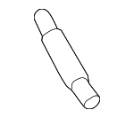 5K0122447L - Cooling System: Hose for Volkswagen: Beetle, Jetta, Passat Image