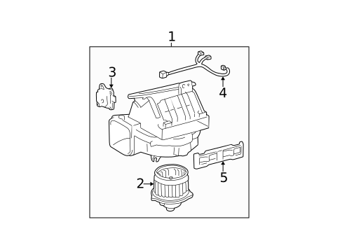 Blower Motor & Fan for 2001 Lexus RX300 #0