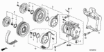 38773PJ7003 - Body/Air Conditioning: CLIP, WIRE HARNESS for Acura Image