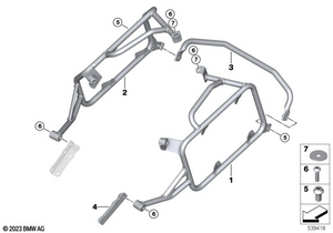                                     Side case carrier, left
                                