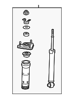 4853080756 - : 2013-2015 Lexus Suspension Shock Absorber GS350 GS450h for Lexus: GS350, GS450h Image