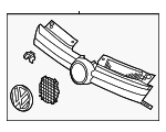 5K0853651BF041 - : Grille for Volkswagen: Golf, Golf R Image