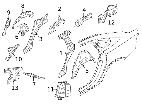 Inner Structure for 2019 Volvo S90 #0