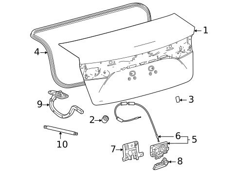 Lid & Components for 2016 Toyota Mirai #0