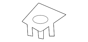 51429116339 - Body: Lock Knob Bezel for BMW: 740i, 740Ld xDrive, 740Li, 740Li xDrive, 750i, 750i xDrive, 750Li, 750Li xDrive, 760Li Image